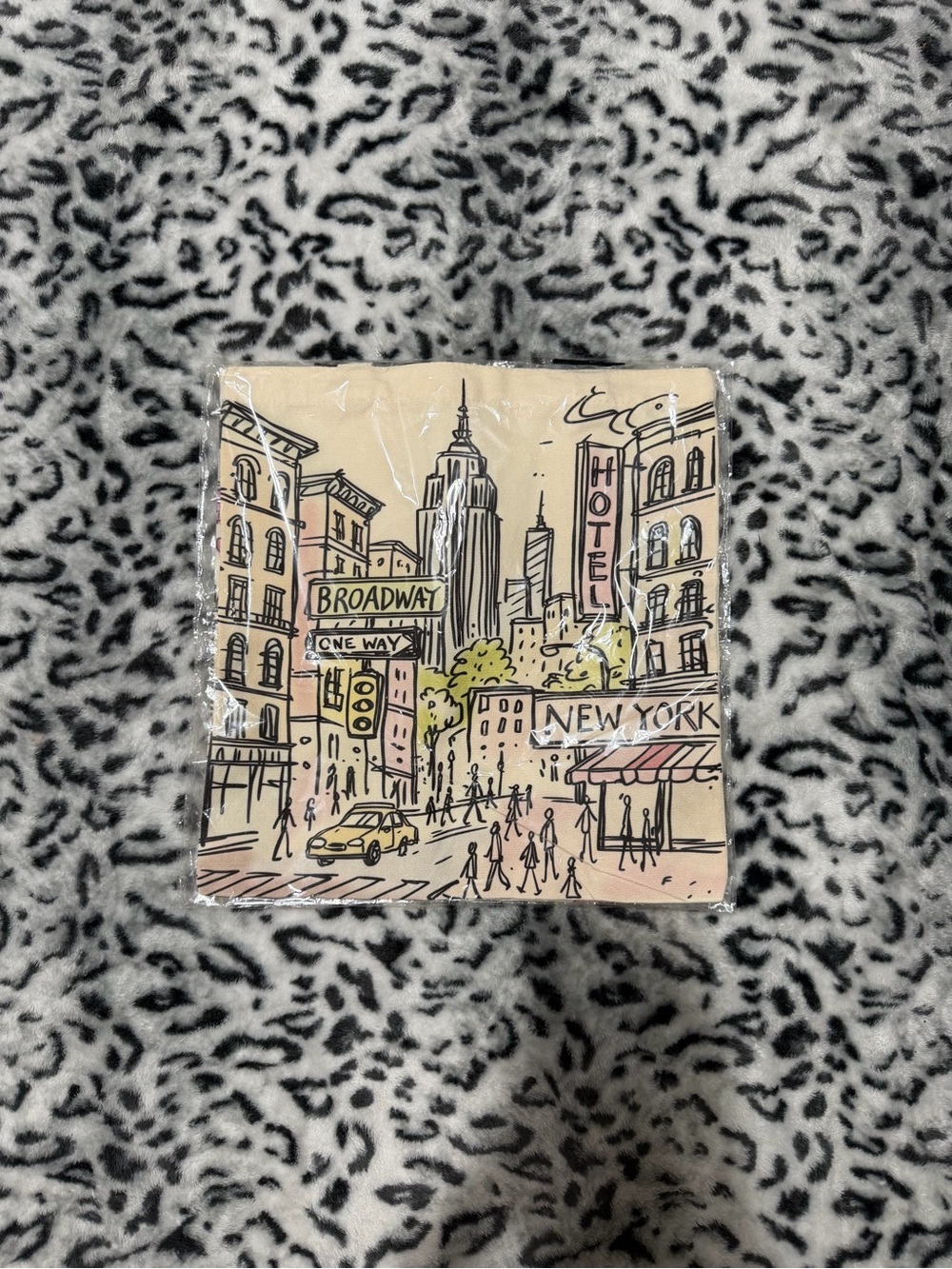 New York City Street tote bag - Beige